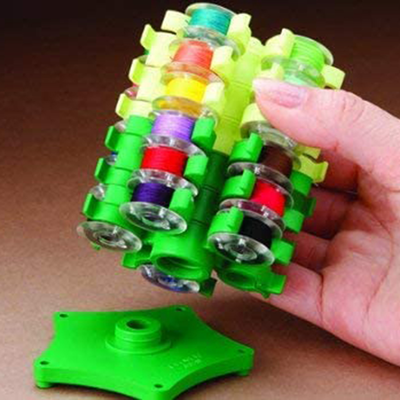 Cotton Embroidery Thread Skeins - Soporte de Clip de almacenamiento, torre