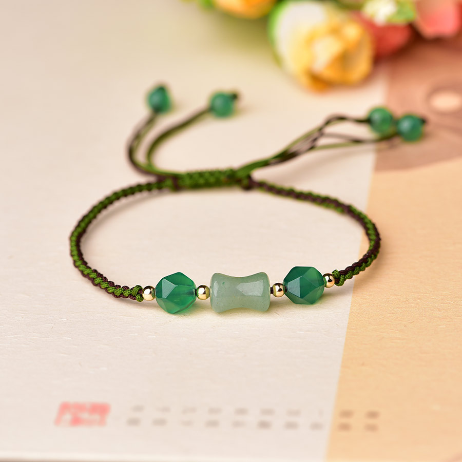 Beading - Pulseras de cuentas de Jade Natural
