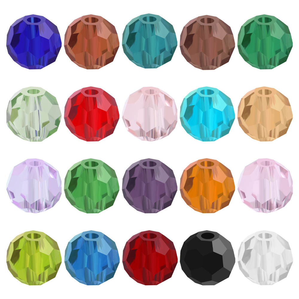 Glass Seed Beads 2Mm Jewelry Making - Lote de Cuentas de Cristal Facetadas