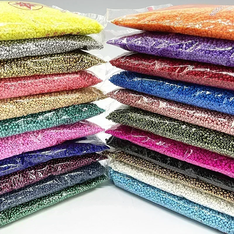 Glass Seed Beads 2Mm Jewelry Making - Cuentas de 10g de 2mm, 3mm