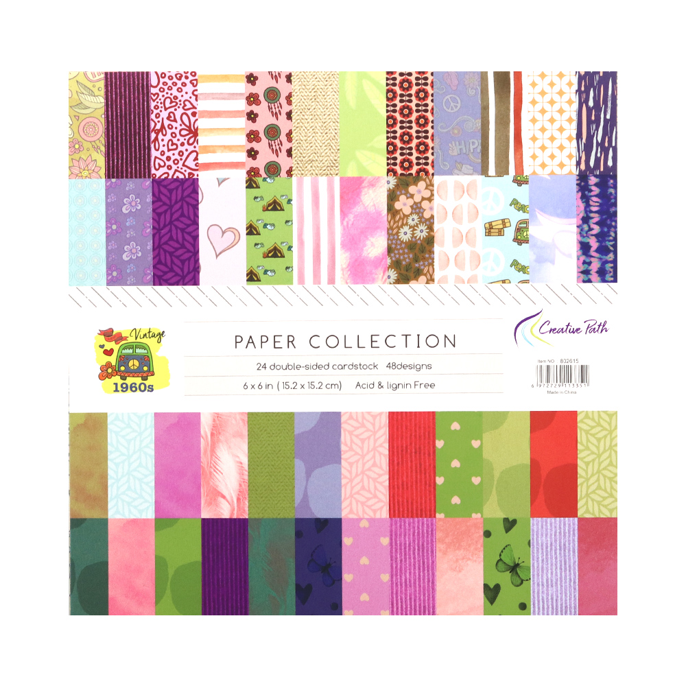 Vintage Junk Journal Scrapbooking Paper - Papel Decorativo Vintage con Diseño Floral