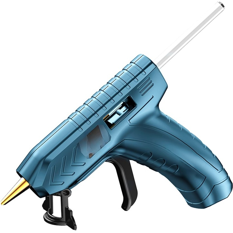 Hot Melt Glue Gun Cordless - Pistola de pegamento termofusible, inalámbrica, recargable,