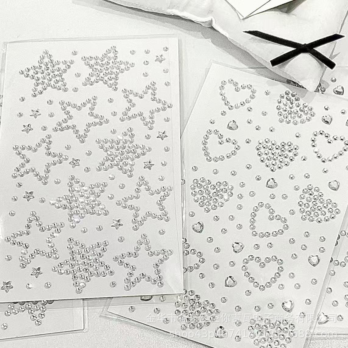 Scrapbooking - Pegatinas de diamantes de imitación de