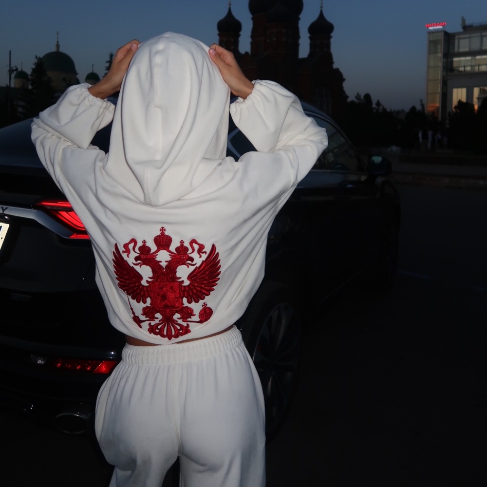 Embroidery - Conjunto de Pantalones y Sudadera con