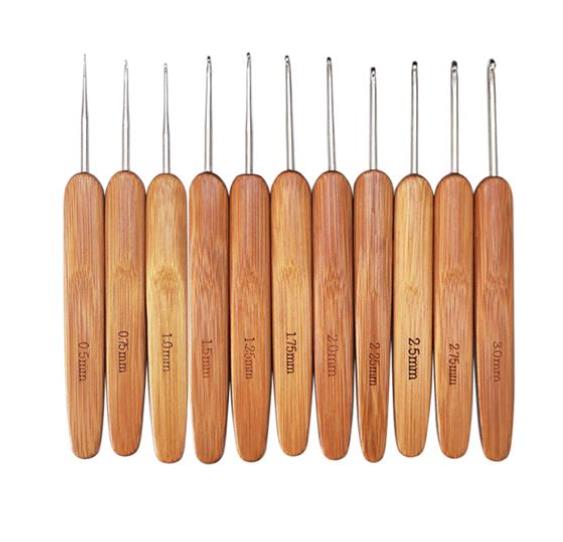 Ganchos de ganchillo con mango - Wooden Crochet Hooks Ergonomic Handle reseña y precio
