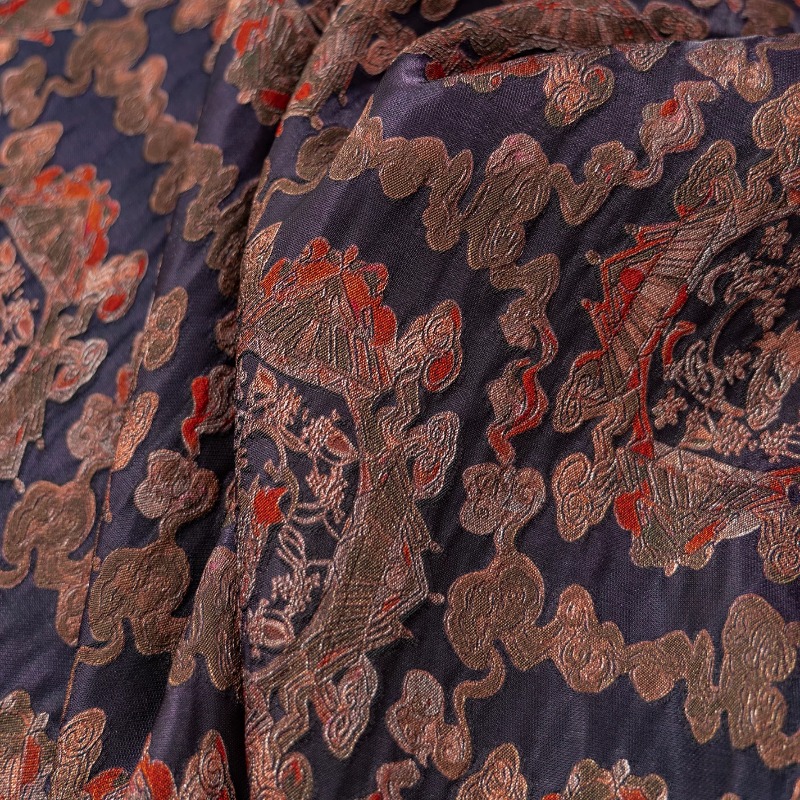 Tela Jacquard Floral de Rayón  - Sewing reseña y precio