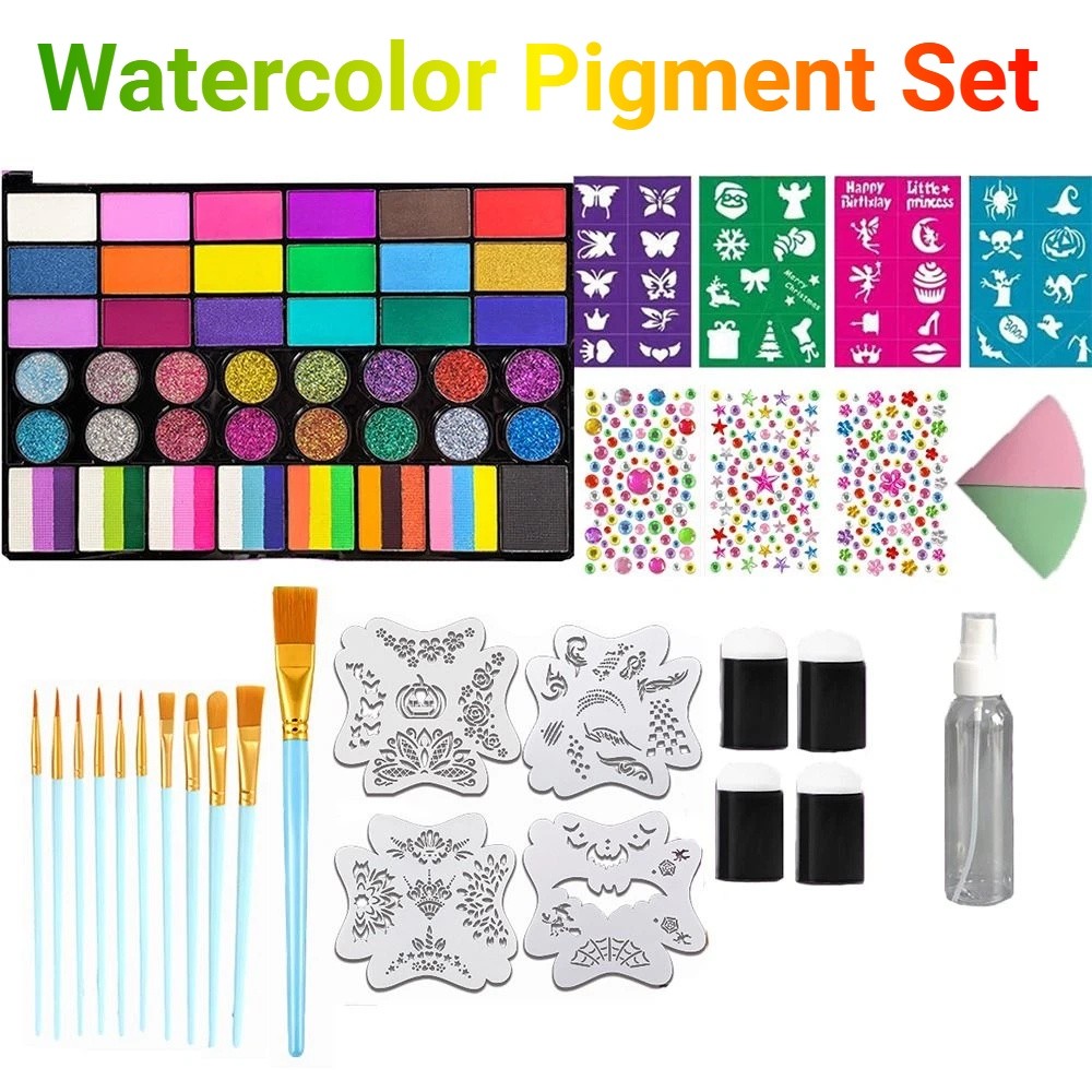 Set de Pintura de Acuarela de  - Watercolor Paint Set Solid Pigment reseña y precio