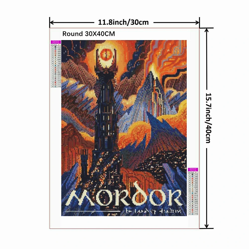 Pintura de diamante 5D DIY, an - 5D Diamond Painting Kit Full Drill reseña y precio