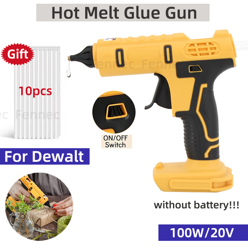 Pistola de pegamento caliente  - Hot Melt Glue Gun Cordless reseña y precio