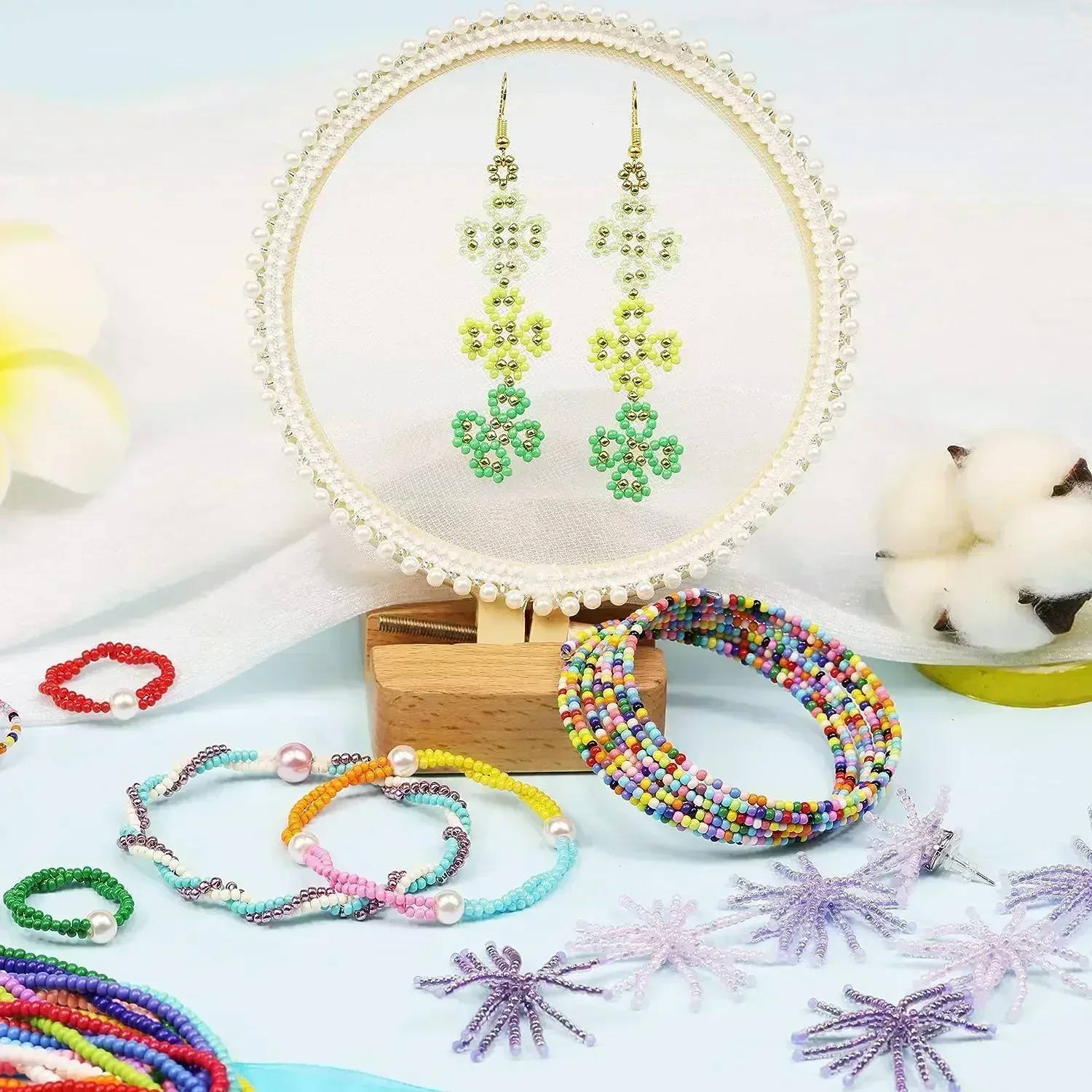 Cuentas de 10g de 2mm, 3mm y 4 - Glass Seed Beads 2Mm Jewelry Making reseña y precio