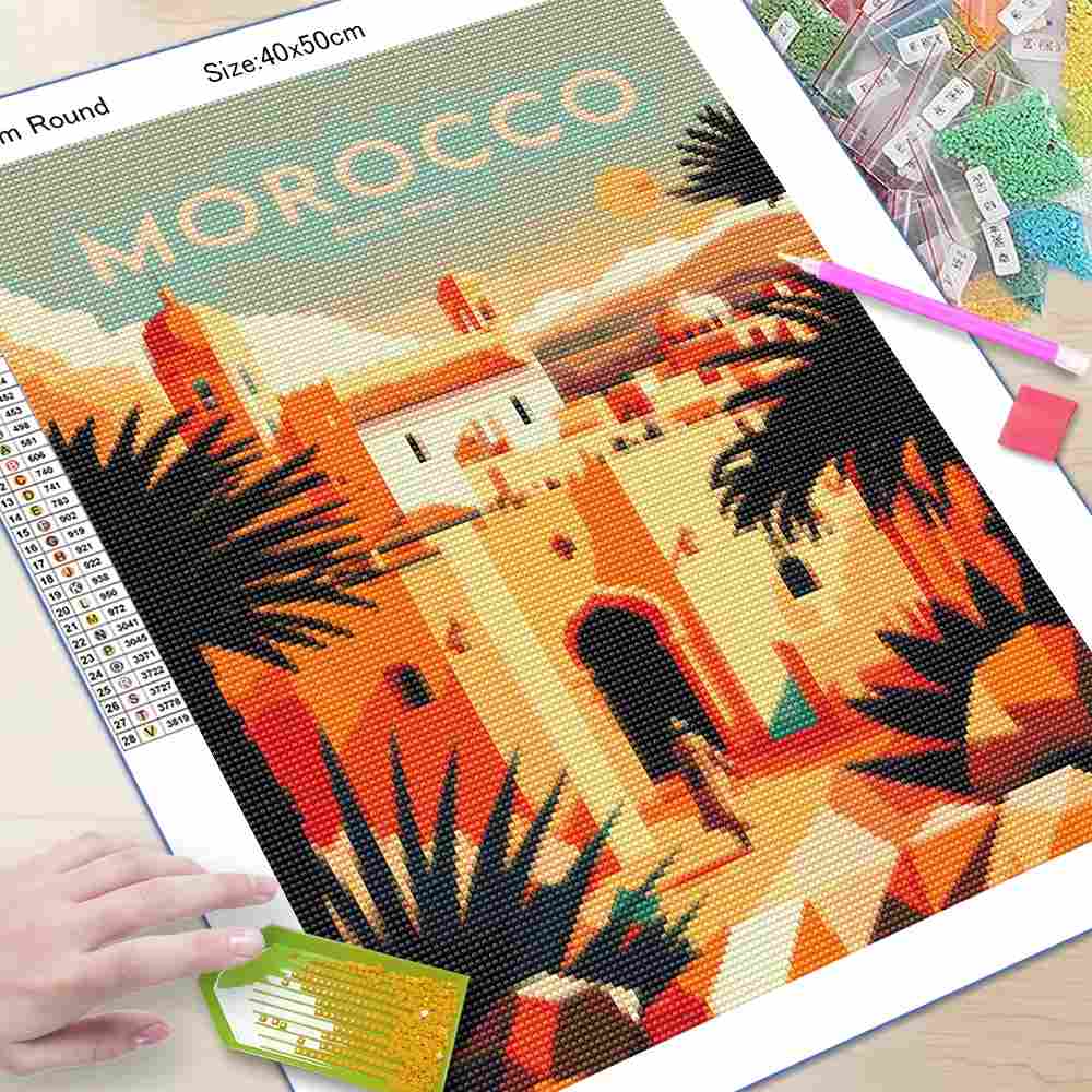 Kits de pintura con diamantes  - 5D Diamond Painting Kit Full Drill reseña y precio