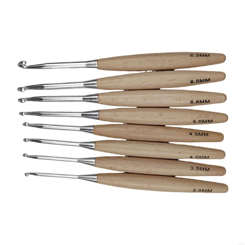Gancho ganchillo ergonómico pa - Wooden Crochet Hooks Ergonomic Handle reseña y precio