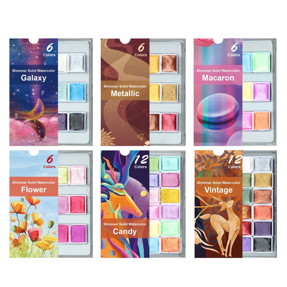 Juego de pintura de acuarela s - Watercolor Paint Set Solid Pigment reseña y precio