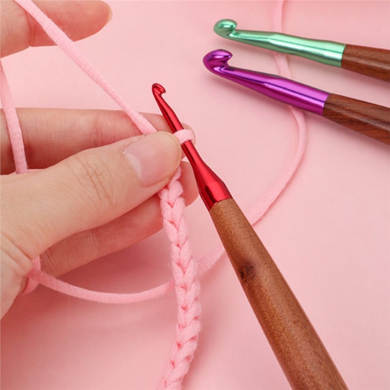 A59Z-Ganchos de ganchillo ergo - Wooden Crochet Hooks Ergonomic Handle reseña y precio