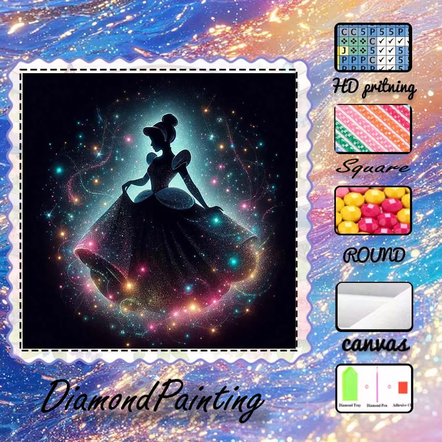 1 pieza - 5D-DIY - Tela flocad - 5D Diamond Painting Kit Full Drill reseña y precio