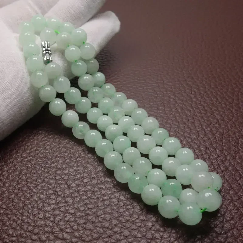 Collar de cuentas de jade verd - Beading reseña y precio