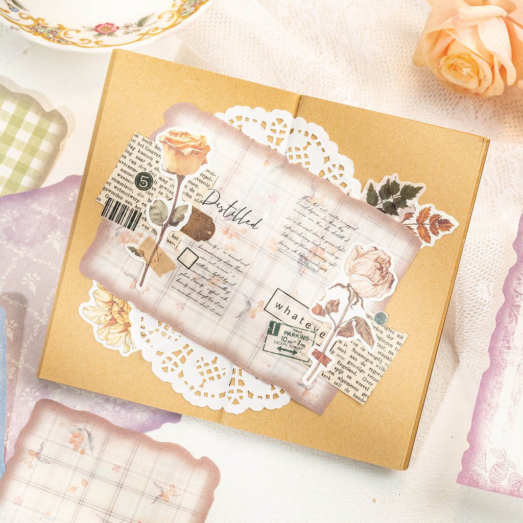 30 Hojas de Papel Vintage para - Vintage Junk Journal Scrapbooking Paper reseña y precio