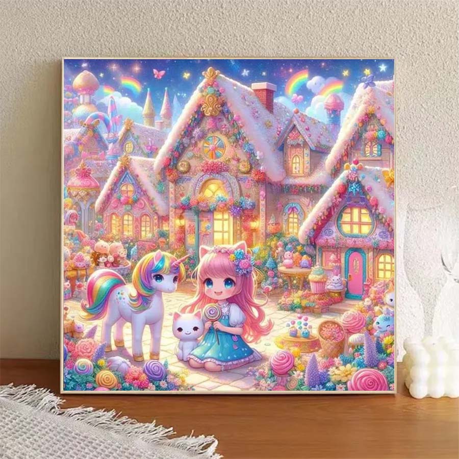 1 pieza de tela flocada 5D DIY - 5D Diamond Painting Kit Full Drill reseña y precio