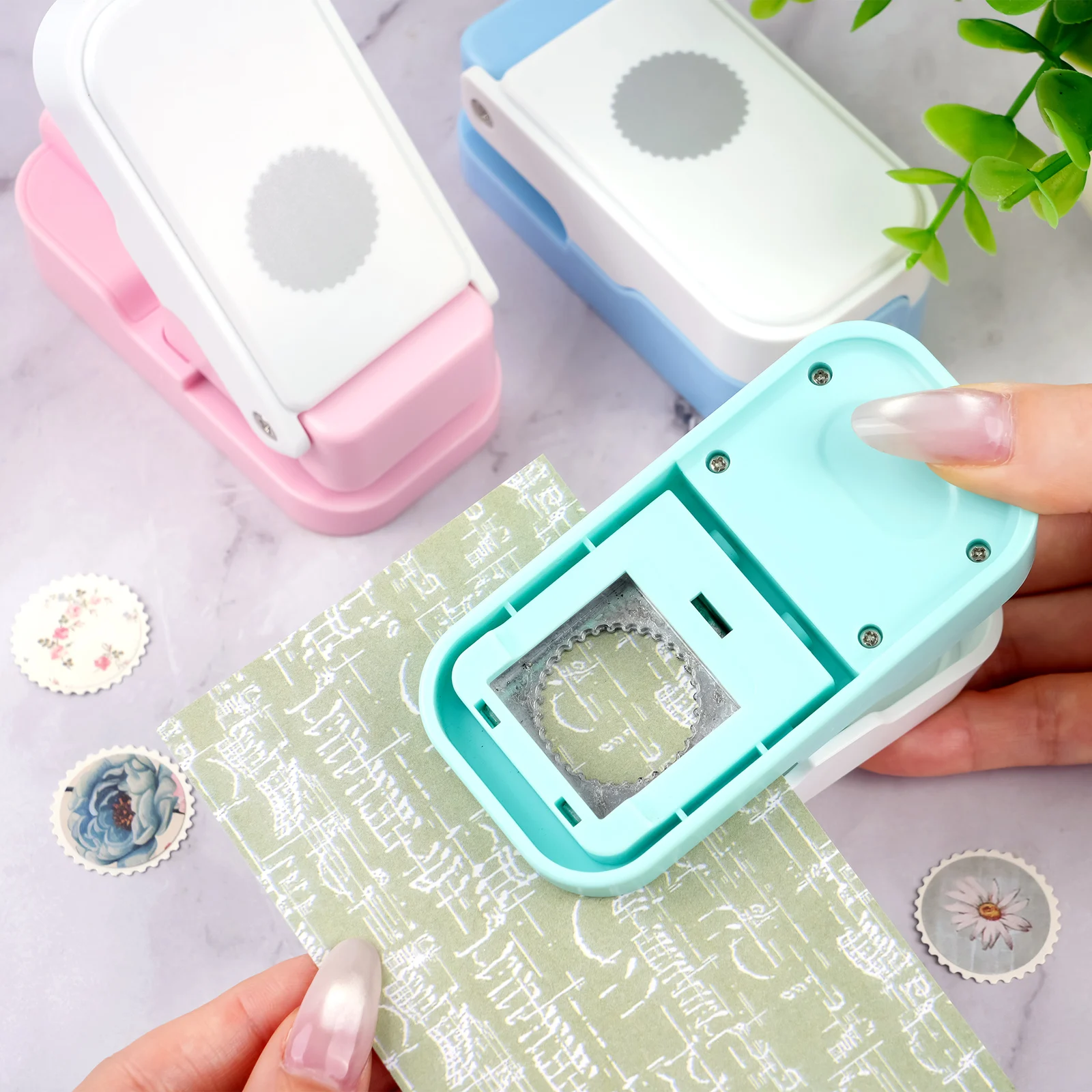 Perforadora de círculos con di - Scrapbooking reseña y precio
