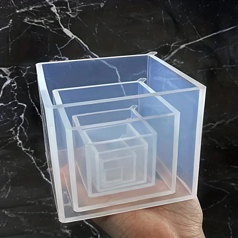 5 uds molde cuadrado de resina - Silicone Epoxy Resin Molds Set reseña y precio