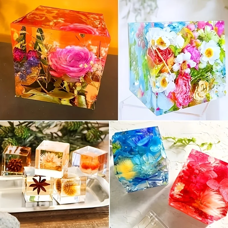 5 uds molde cuadrado de resina - Silicone Epoxy Resin Molds Set reseña y precio