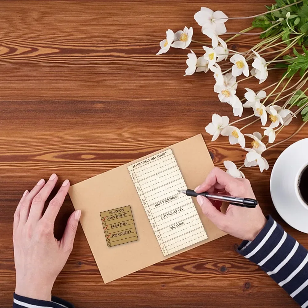 Plan semanal, calendario de se - Clear Silicone Stamps For Card Making reseña y precio