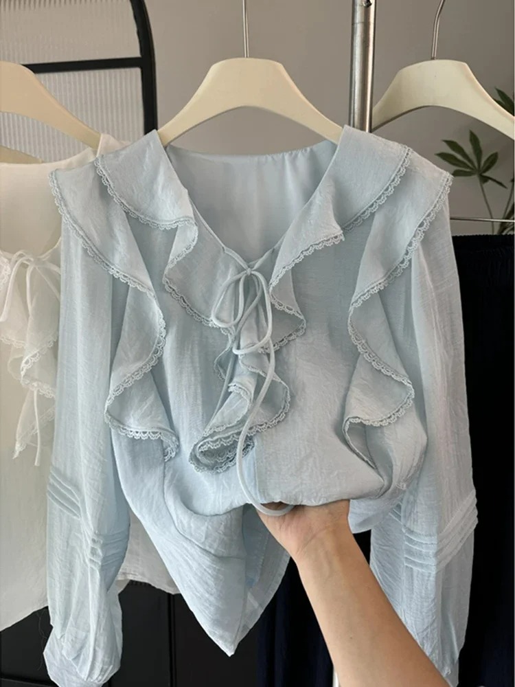 Blusa Elegante Francesa con Cu - Embroidery reseña y precio