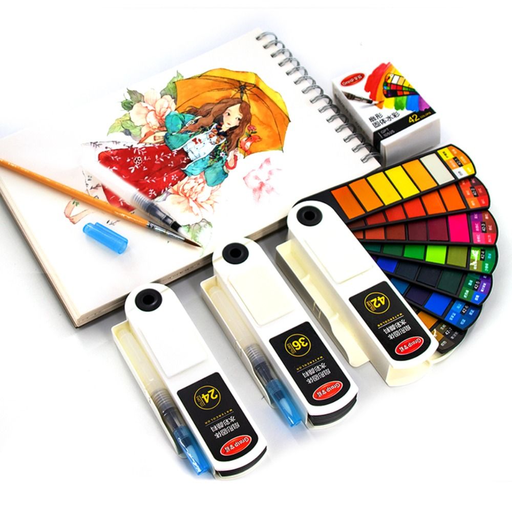 Set de Pintura de Acuarela Ple - Watercolor Paint Set Solid Pigment reseña y precio