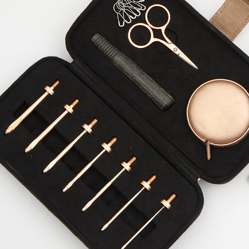 1 Juego de ganchos de ganchill - Wooden Crochet Hooks Ergonomic Handle reseña y precio